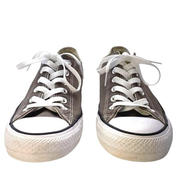 Converse Chuck Taylor All Star Low Top Sneakers Taupe Canvas Unisex Classic Snea - Picture 3 of 9